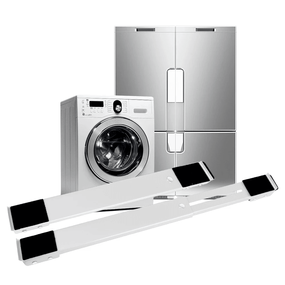 2 pièces, Support de Machine à laver, réfrigérateur & meubles avec support de Base réglable à roulettes - TuniHome
