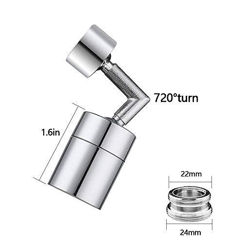 Tête de pulvérisation universelle pour robinet , filtre anti-éclaboussures 720 ° - TuniHome